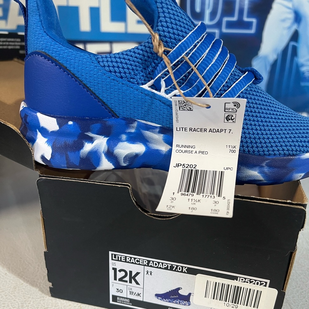 adidas Kids Sneakers - Blue and White